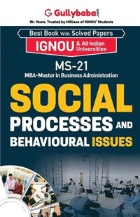 bokomslag Ms-21 Social Processes and Behavioural Issues