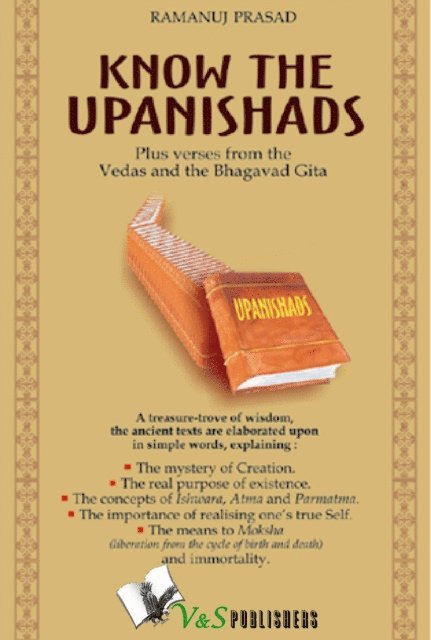 Ramanuj Prasad - Know the Upanishads, Häftad