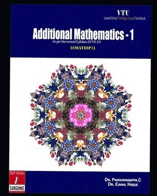 bokomslag Additional Mathematics - 1: Additional Mathematics - for VTU Lateral Entry students