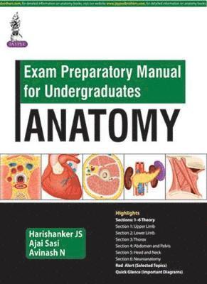 JS Harishanker, Sasi Ajai, N Avinash - Exam Preparatory Manual for Undergraduates, Häftad