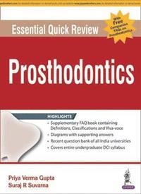 bokomslag Essential Quick Review: Prosthodontics