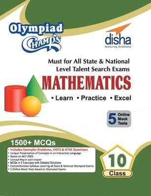 bokomslag Olympiad Champs Mathematics Class 10 with 5 Mock Online Olympiad Tests