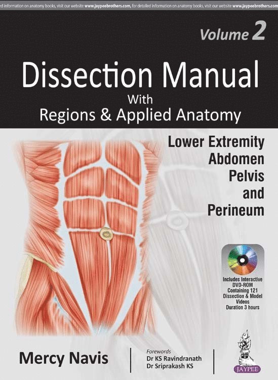 Mercy Navis - Dissection Manual with Regions & Applied Anatomy, Häftad