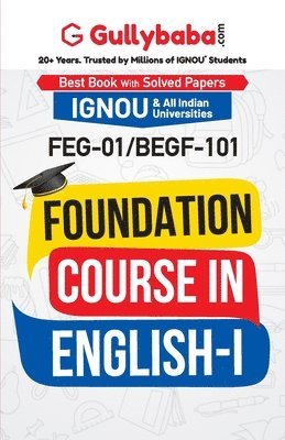 FEG-01/BEGF-101 Foundation Course in English-I 1