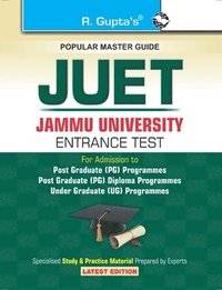 bokomslag JUET-Jammu University Entrance Test (PG Programmes, PG Diploma Programmes & UG Programmes)