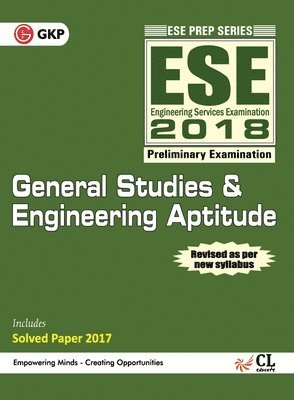 bokomslag ESE 2018 Paper I General Studies & Engineering Aptitude Guide