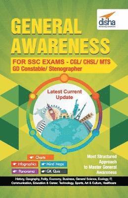 Disha Experts, Disha Experts, - General Awareness for Ssc Exams Cgl Chsl Mts Gd Constable Stenographer, Häftad