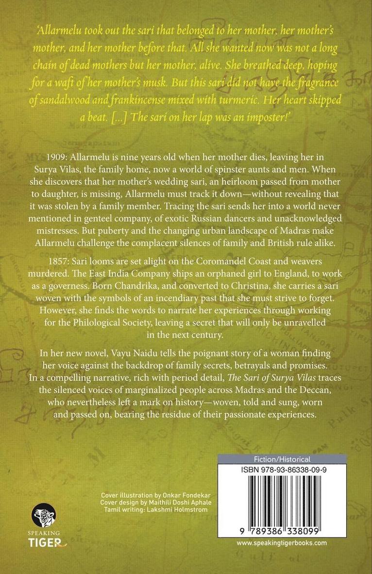 Vayu Naidu - Sari of Surya Vilas, Häftad
