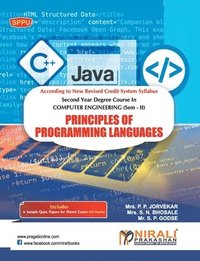 bokomslag Principles of Programming Languages