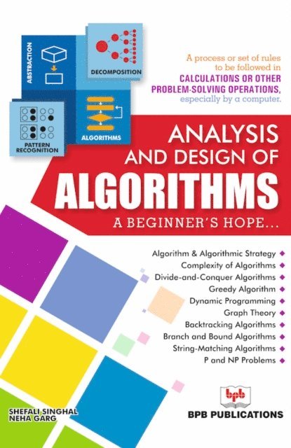 Analysis and Design of Algorithms- A Beginner's Hope 1