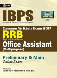 bokomslag IBPS RRB-CWE Office Assistant (Multipurpose) Preliminary & Main Guide 2017