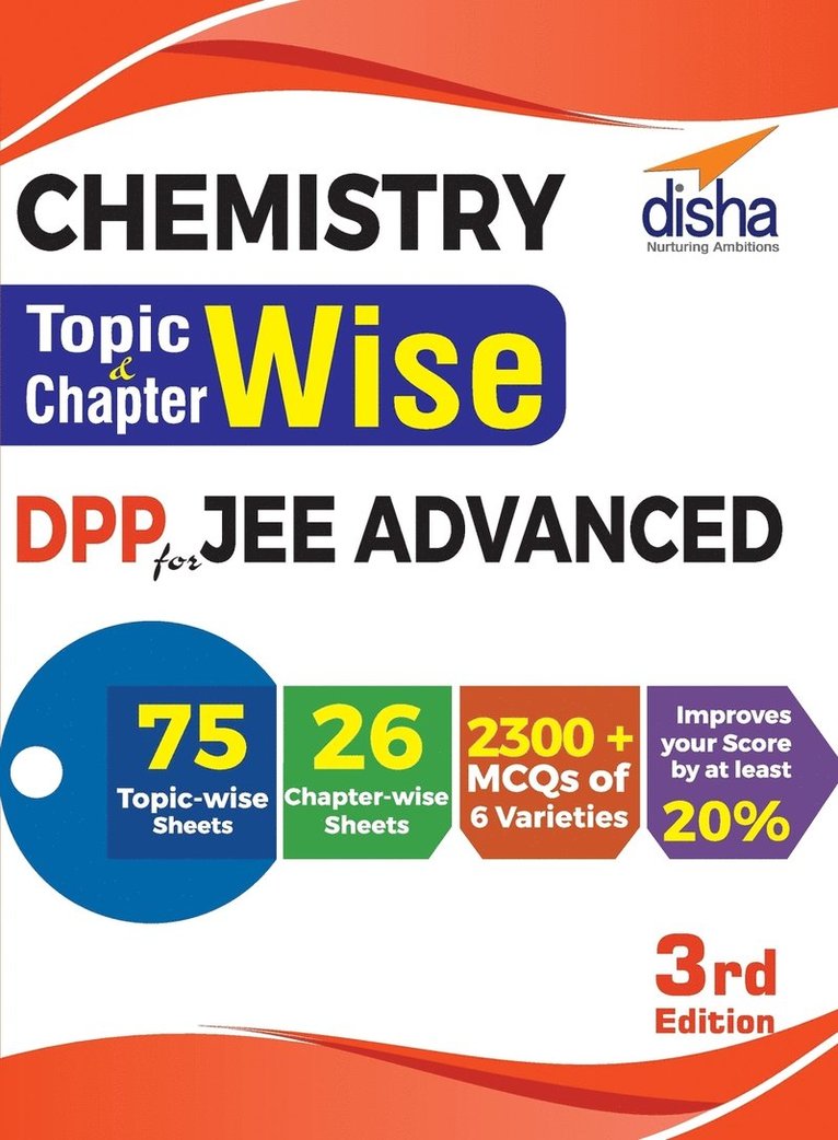 Disha Experts - Chemistry Topic-wise & Chapter-wise DPP (Daily Practice Problem) Sheets for JEE Advanced 3rd Edition, Häftad