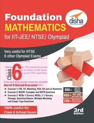 Disha Experts, Disha Experts, Disha Experts, - Foundation Mathematics for Iit-Jee/ Ntse/ Olympiad Class 63rd Edition, Häftad