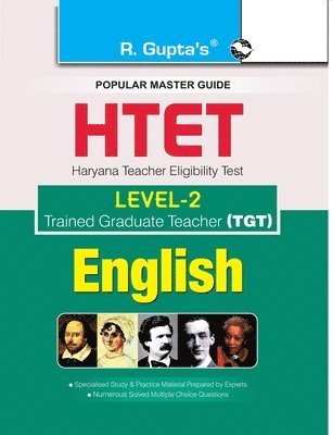 bokomslag HTET (TGT) Trained Graduate Teacher (Level2) English (Class VI to VIII) Exam Guide