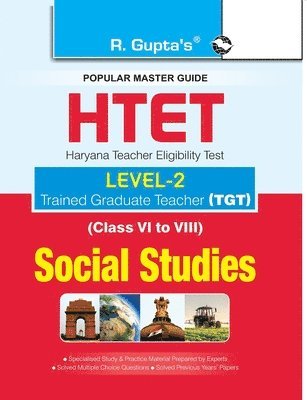 bokomslag HTET (TGT) Trained Graduate Teacher (Level2) Social Studies (Class VI to VIII) Exam Guide