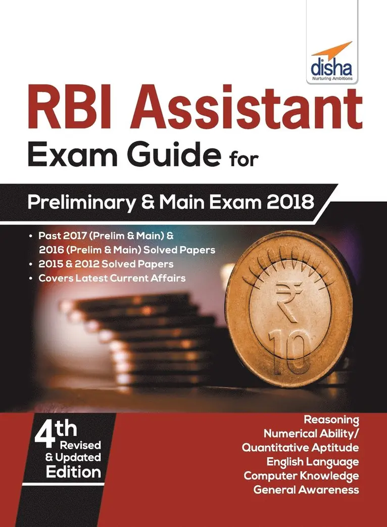 Disha Experts - RBI Assistants Exam Guide for Preliminary & Main Exam 4th Edition, Häftad. Tillgänglighet: Lägg i varukorg