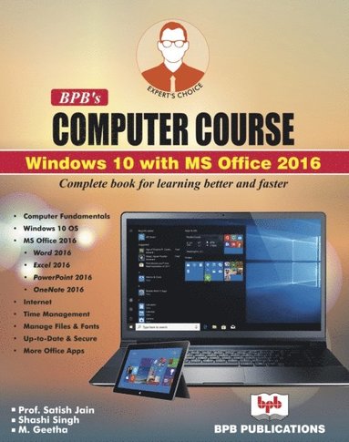 bokomslag BPB's Computer Course Windows 10 with MS Office 2016