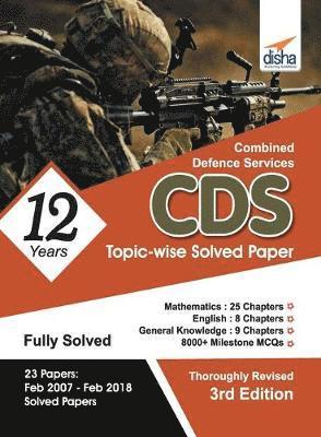 bokomslag Cds 12 Years Mathematics, English & General Knowledge Topic-Wise Solved Papers (2007-2018)