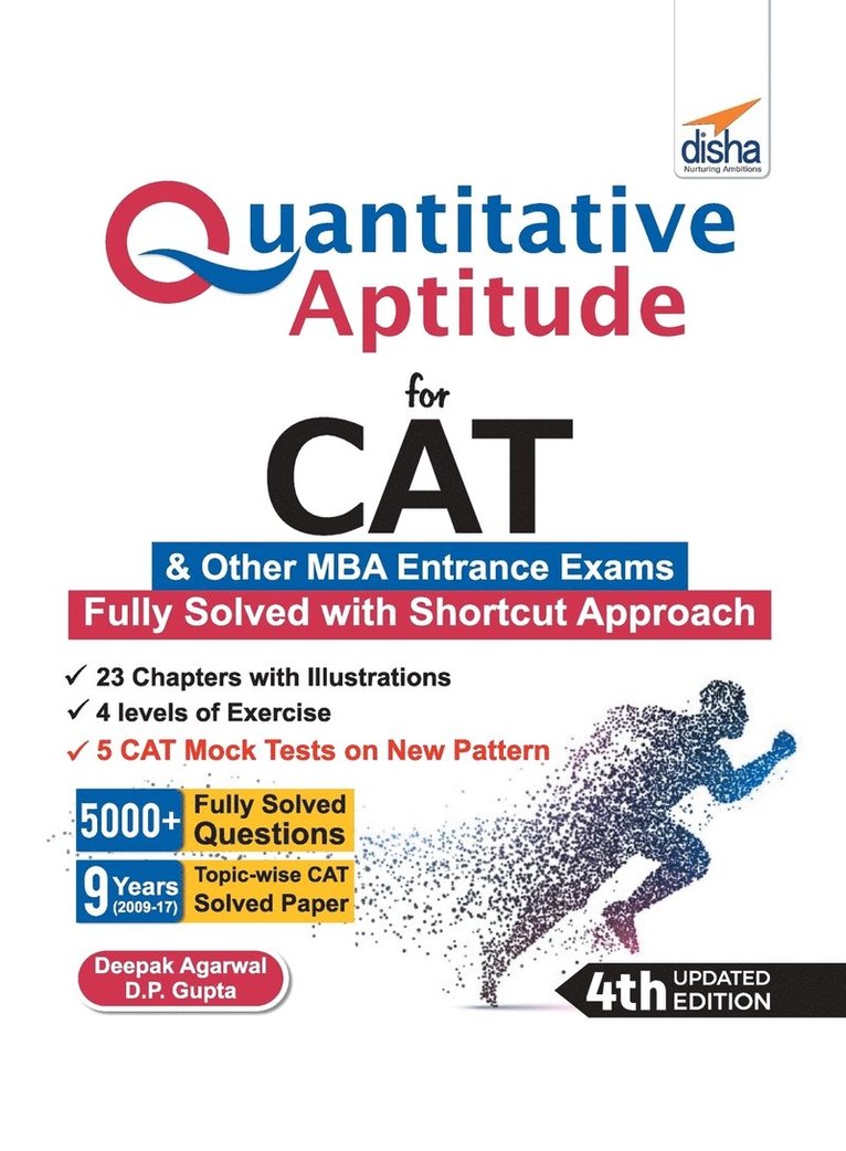 Deepak Agarwal, D. P. Gupta, D P Gupta - Quantitative Aptitude for CAT & other MBA Entrance Exams 4th Edition, Häftad