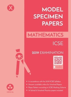 Model Specimen Papers for Mathematics 1