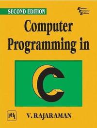 bokomslag Computer Programming in C