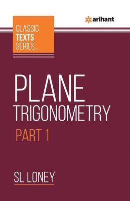 bokomslag Plane Trigonometry Part-1