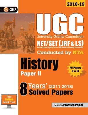 UGC Net/Set (Jrf & Ls) Paper II History 8 Years Solved Papers 2011-18 1
