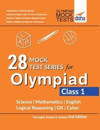 bokomslag 28 Mock Test Series for Olympiads Class 1 Science, Mathematics, English, Logical Reasoning, Gk & Cyber 2nd Edition