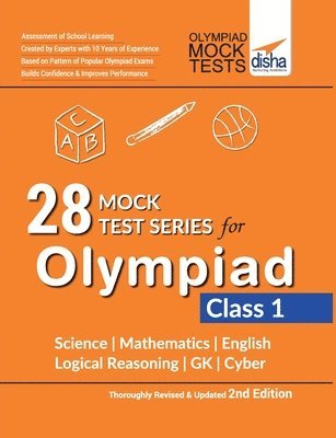 bokomslag 28 Mock Test Series for Olympiads Class 1 Science, Mathematics, English, Logical Reasoning, Gk & Cyber 2nd Edition