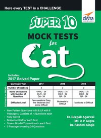 bokomslag Super 10 Mock Tests for CAT