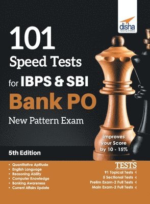 bokomslag 101 Speed Tests for Ibps & Sbi Bank Po New Pattern Exam