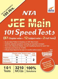 bokomslag NTA JEE Main 101 Speed Tests (87 Chapter-wise + 12 Subject-wise + 2 Full)