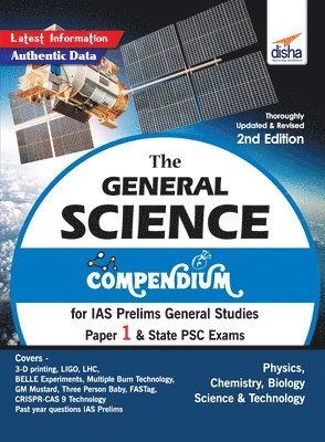 Disha Experts - The General Science Compendium for IAS Prelims General Studies Paper 1 & State PSC Exams 2nd Edition, Häftad