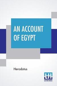 bokomslag An Account Of Egypt