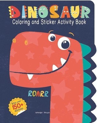 bokomslag Dinosaurs - Coloring and Sticker Activity Book (With 150+ Stickers)