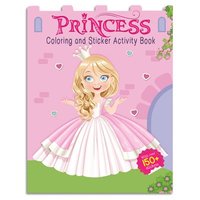 bokomslag Princesses - Coloring and Sticker Activity Book (With 150+ Stickers)