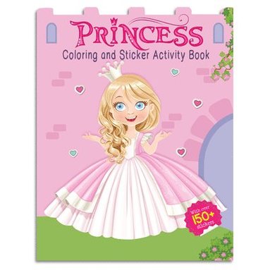 bokomslag Princesses - Coloring and Sticker Activity Book (With 150+ Stickers)