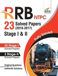 bokomslag RRB NTPC 23 Solved Papers 2016-17 Stage I & II English Edition