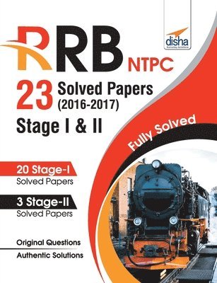 Disha Experts, Disha Experts, - RRB NTPC 23 Solved Papers 2016-17 Stage I & II English Edition, Häftad