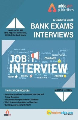 bokomslag A Guide To Crack Bank Exams Interviews Book (English Printed Edition)