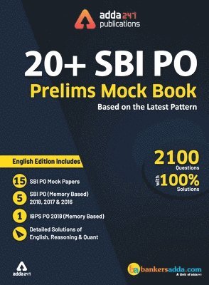 SBI PO 2019 Prelims Mocks Papers (English Printed Edition) SBI Special 1