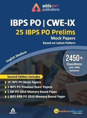 IBPS PO 2019 Prelims Mocks Papers (English Printed Edition) 1