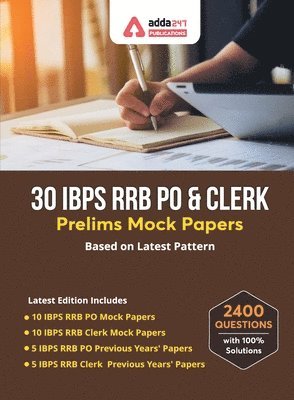 30 IBPS RRB PO & Clerk Prelims Mock Papers Practice Book English Medium 1