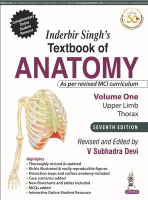 bokomslag Inderbir Singh's Textbook Of Anatomy (Volume 1: Upper Limb And Thorax)