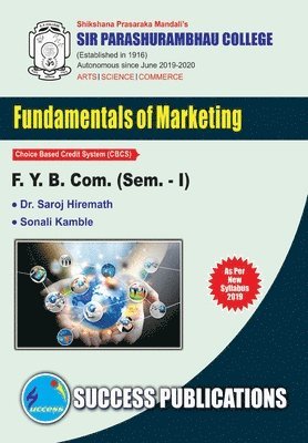 bokomslag Marketing & Salesmanship (Fundamental of Marketing)(F.Y.B.Com, S.P. College, Sem.-I)