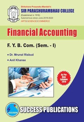 bokomslag Financial Accounting(F.Y.B.Com, S.P. College, Sem.-I)