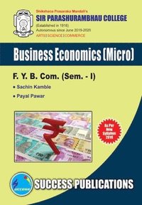 bokomslag Business Economics(F.Y.B.Com, S.P. College, Sem.-I)