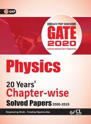 bokomslag Gate 2020 - Chapter-Wise Previous Solved Papers - 20 Years' Solved Papers (2000-2019) - Physics