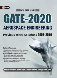 bokomslag Gate 2020 Aerospace Engineering 13 Years' Section Wise Solved Paper 2007-19