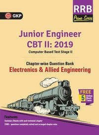 bokomslag Rrb (Railway Recruitment Board) Prime Series 2019 Junior Engineer CBT 2 - Chapter-Wise and Topic-Wise Question Bank - Electronics & Allied Engineering